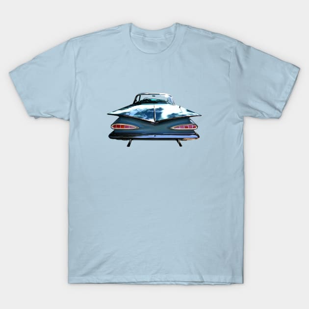 Impala rear view from 1959 T-Shirt by Kraaibeek